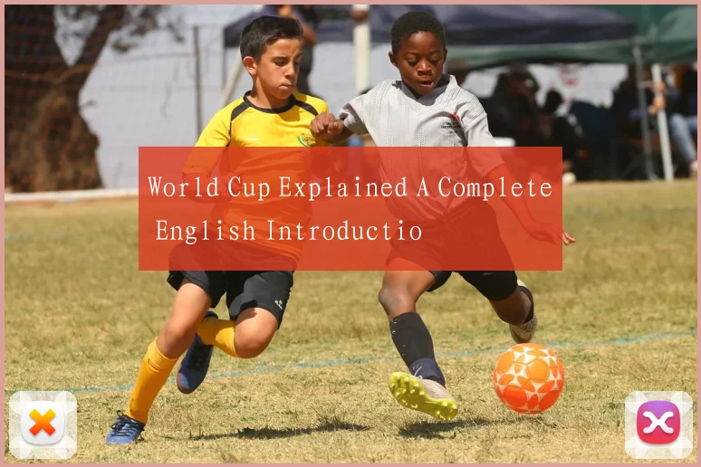 World Cup Explained A Complete English Introductio